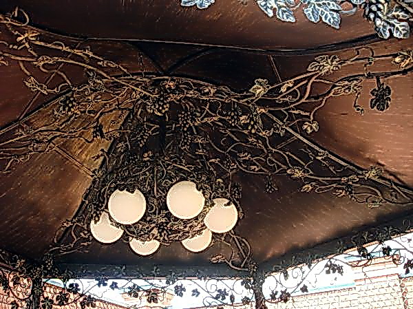 навес беседка металлическая 