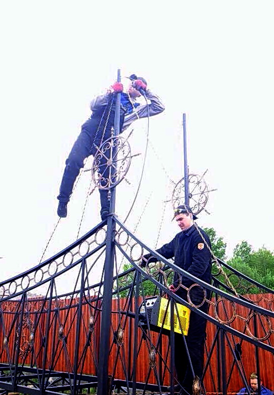 установка моста