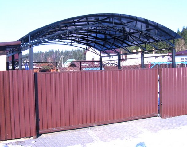 откатные ворота с автоматикой