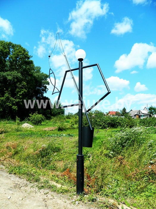 рыбак фонарь кованый озеро великое