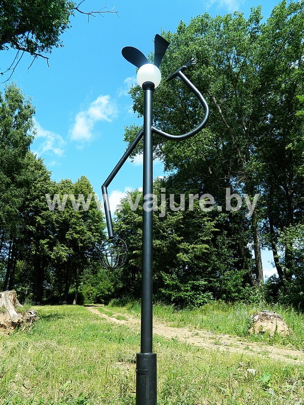 фонарь-заяц кованый глубокое