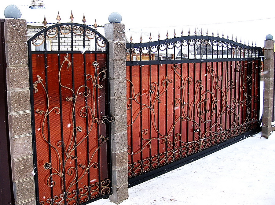 кованые заборы и ворота Vajure.by