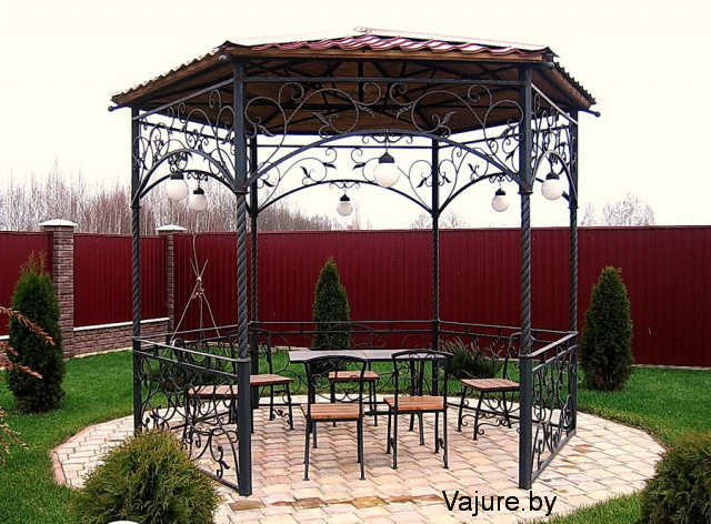 Кованая беседка цена