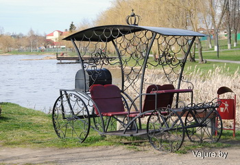 Кованая беседка карета кузница В ажуре