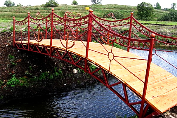 кованый мост Vajure.by