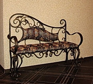 кованый диван купить Vajure.by