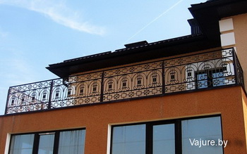 металлический забор Кузница В ажуре